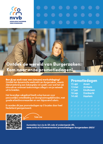 Flyer Promotiedagen Burgerzaken